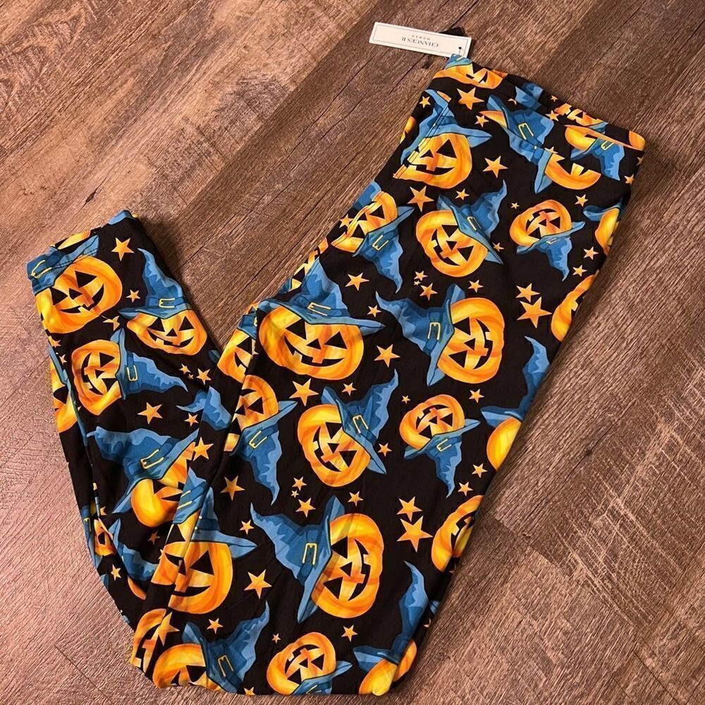 Chances R Ultra Soft Halloween Leggings-Size 2X